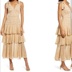 WAYF Hampton Sleeveless Tiered Dress